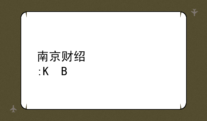 南京财经大学排名